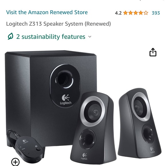 Logitech Portable Audio & Video Logitech Z33 Speaker System With